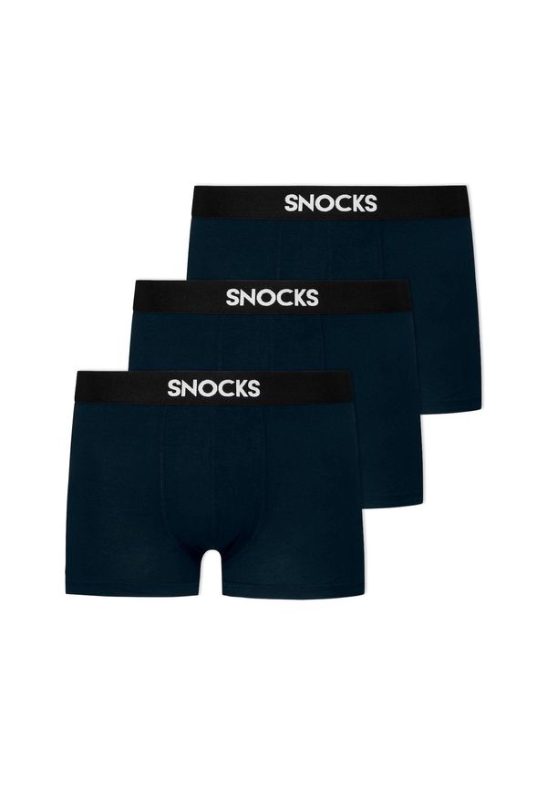 SNOCKS SNOCKS Bokserice  tamno plava / crna / bijela