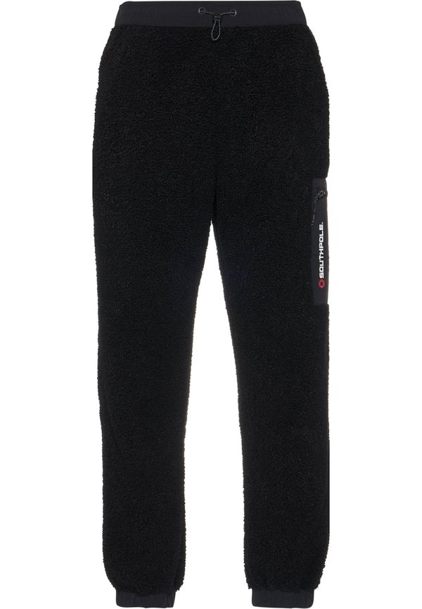 SOUTHPOLE SOUTHPOLE Hlače 'Authentic02'  vatreno crvena / crna / bijela