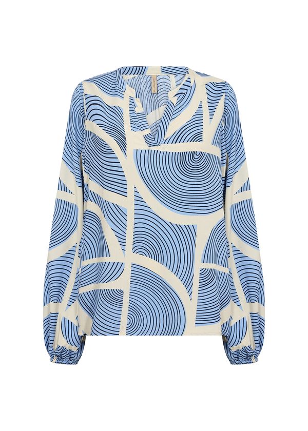 Soyaconcept Soyaconcept Bluza 'OLIVERA 1'  boja pijeska / mornarsko plava / nebesko plava