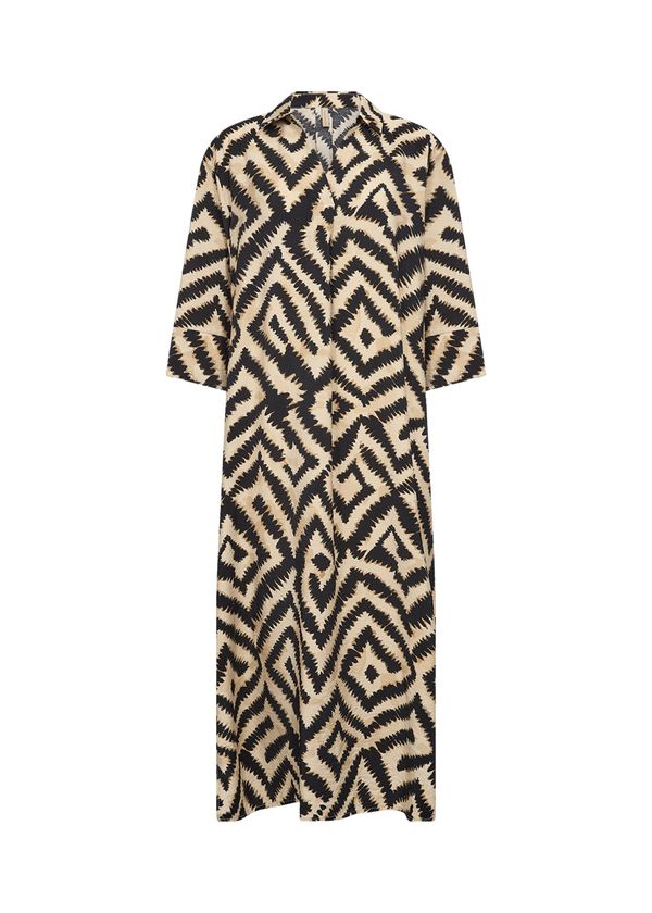 Soyaconcept Soyaconcept Haljina 'PIXI 3'  boja devine dlake (camel) / pijesak / crna