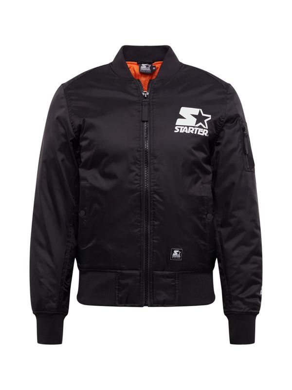 Starter Black Label Starter Black Label Prijelazna jakna  crna / bijela
