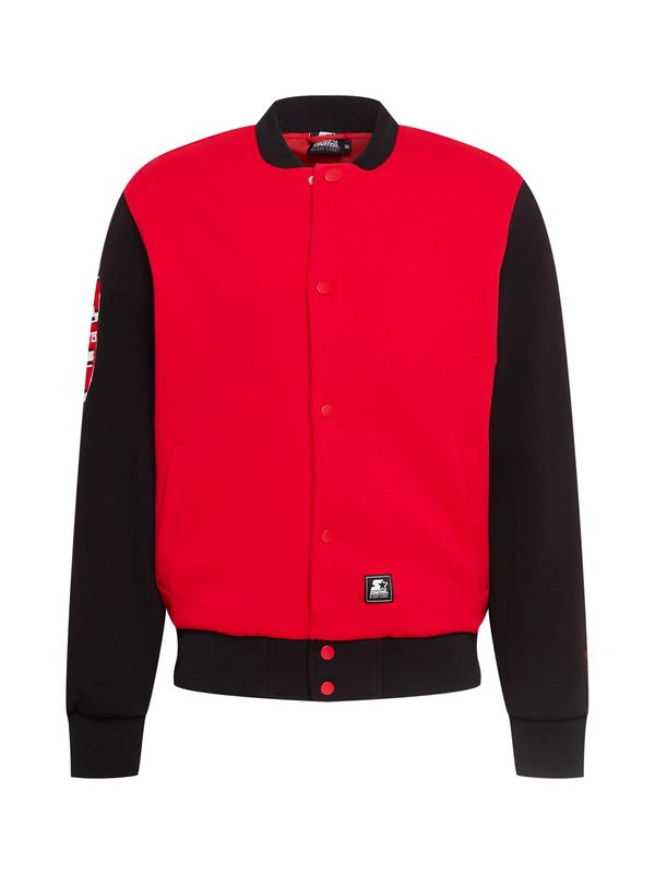 Starter Black Label Starter Black Label Prijelazna jakna  crvena / crna / bijela