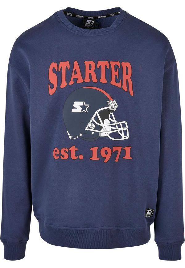 Starter Black Label Starter Black Label Sweater majica  tamno plava / narančasta / bijela