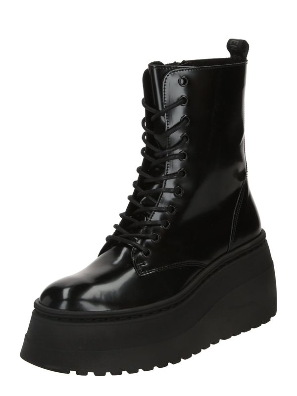 STEVE MADDEN STEVE MADDEN Gležnjače na vezanje 'Polar'  crna