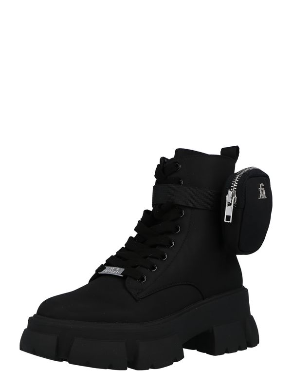 STEVE MADDEN STEVE MADDEN Gležnjače na vezanje 'Tanker'  crna