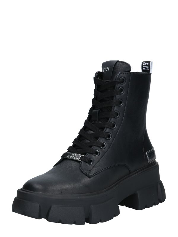 STEVE MADDEN STEVE MADDEN Gležnjače na vezanje 'Tanker'  crna