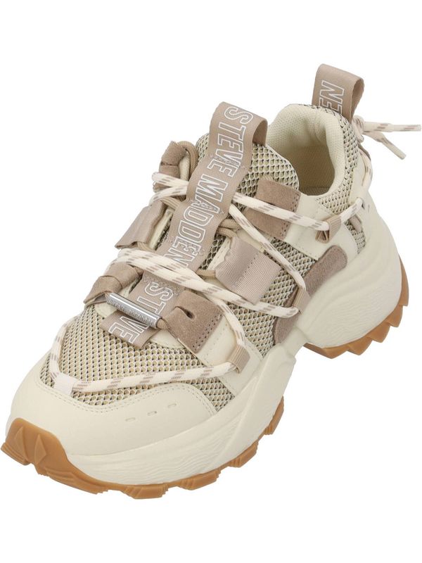 STEVE MADDEN STEVE MADDEN Niske tenisice 'Tazmania'  bež / tamno bež / bijela