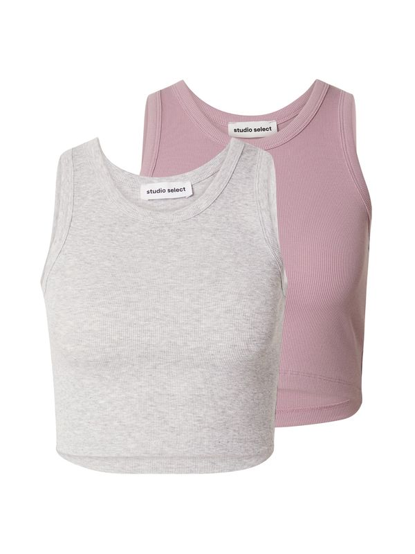 STUDIO SELECT STUDIO SELECT Top 'Marlene'  siva melange / lavanda