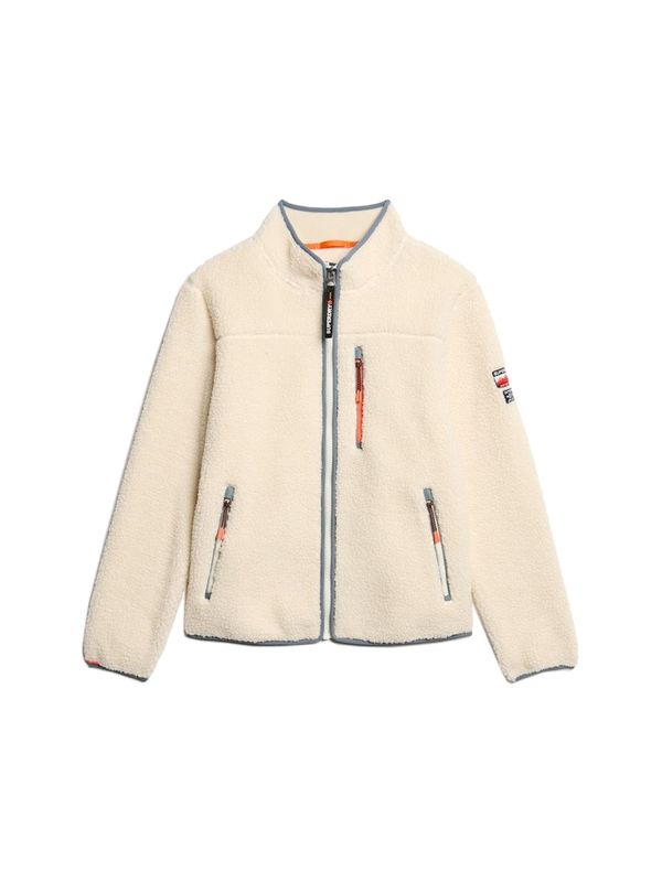 Superdry Superdry Flis jakna  boja pijeska / plava / narančasta / crna