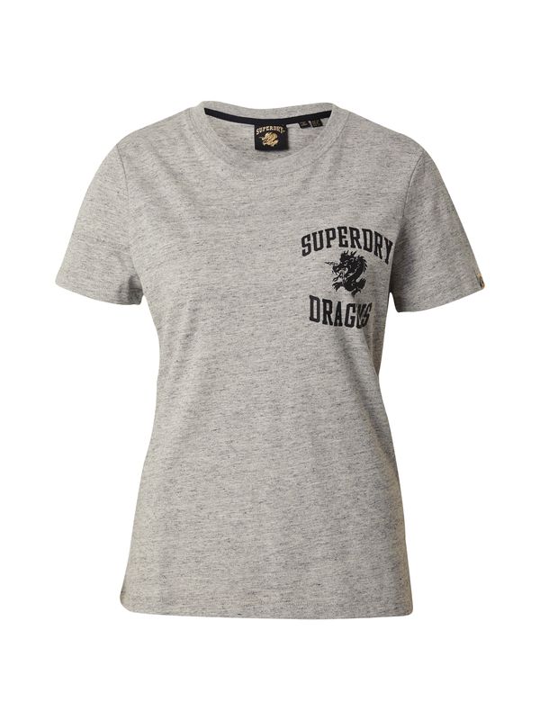 Superdry Superdry Majica 'Chinese New Year'  morsko plava / siva melange / crvena / crna