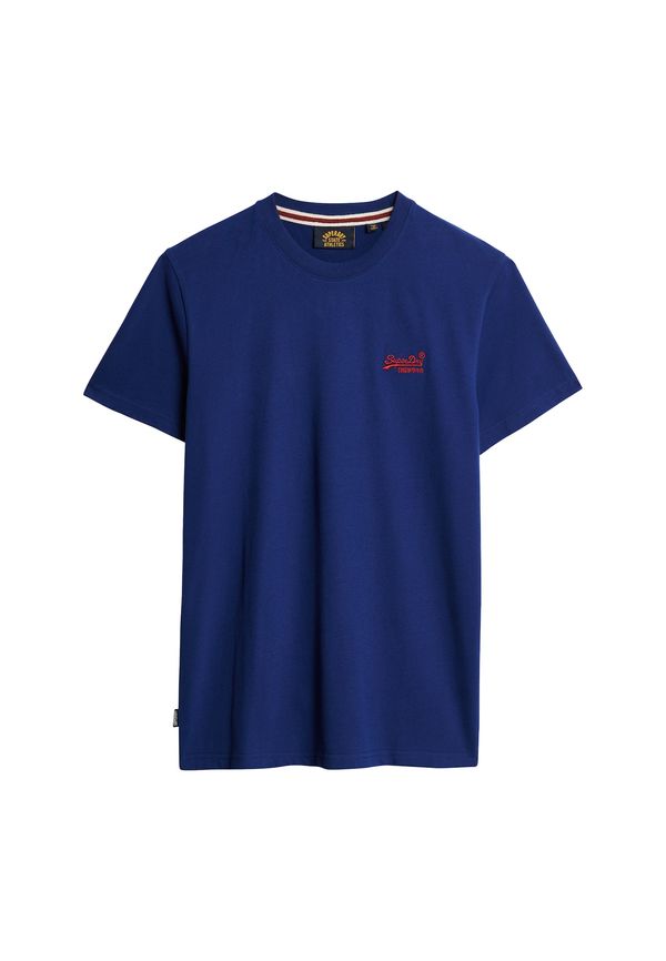 Superdry Superdry Majica 'Essential'  kobalt plava / crvena