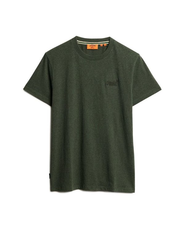 Superdry Superdry Majica 'Essential'  kraljevski zelena / tamno zelena / zelena melange