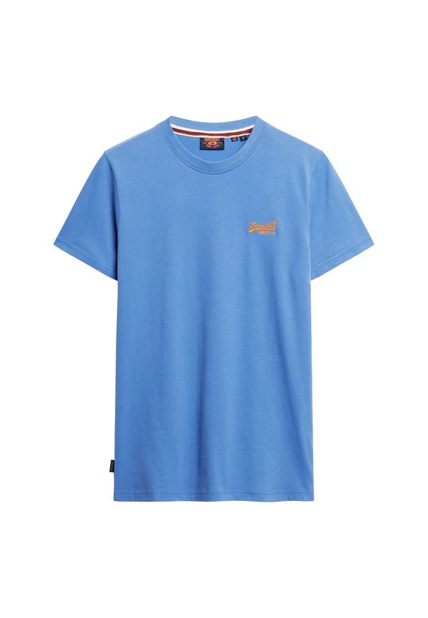 Superdry Superdry Majica 'Essential'  neonsko plava / narančasta