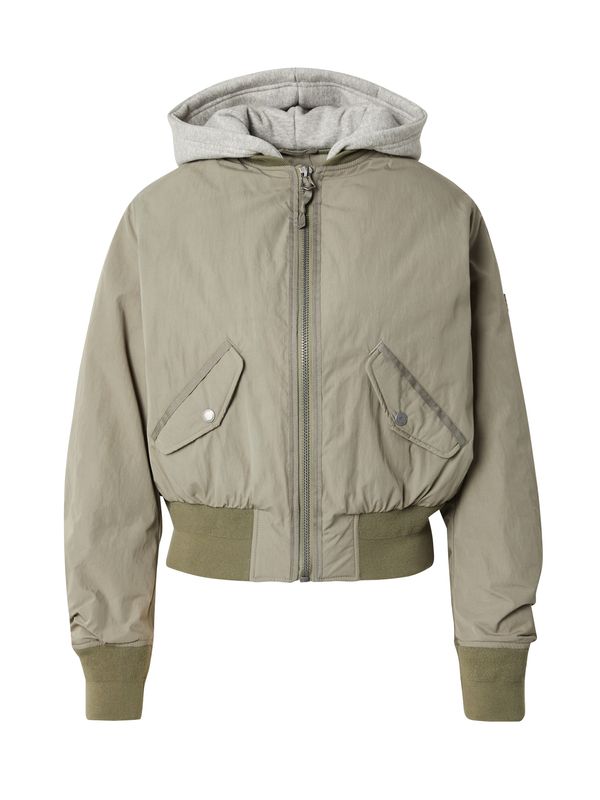 Superdry Superdry Prijelazna jakna  siva melange / kaki