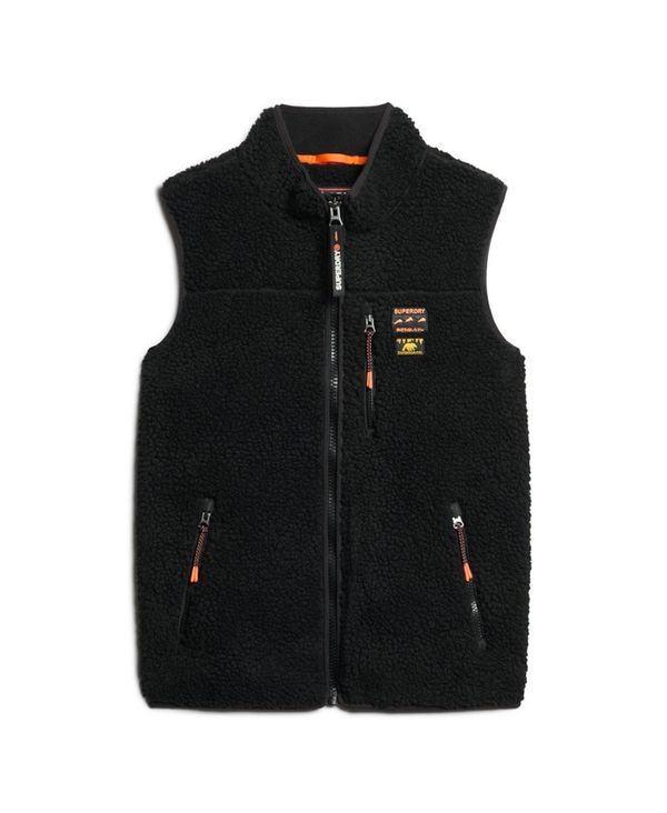 Superdry Superdry Prsluk  crna
