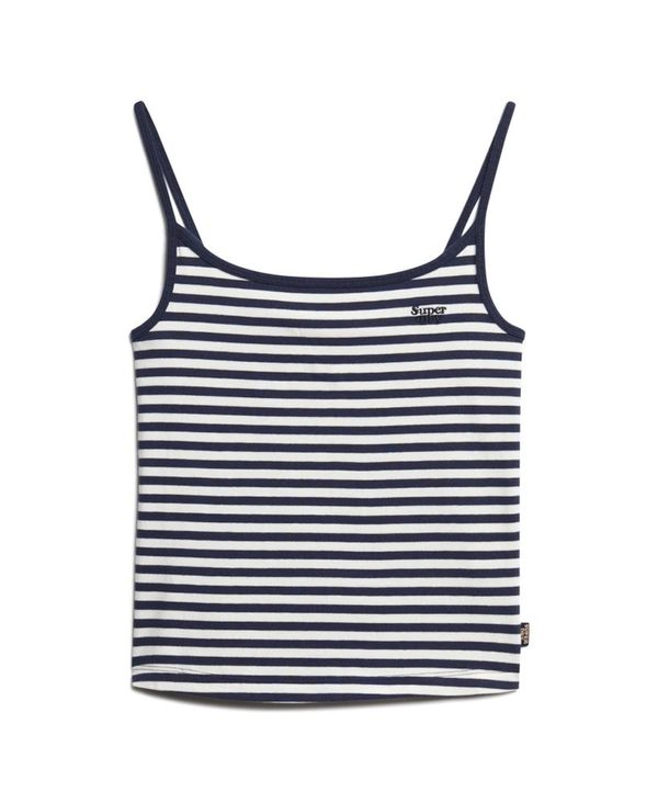 Superdry Superdry Top 'Athletic Essentials'  morsko plava / bijela