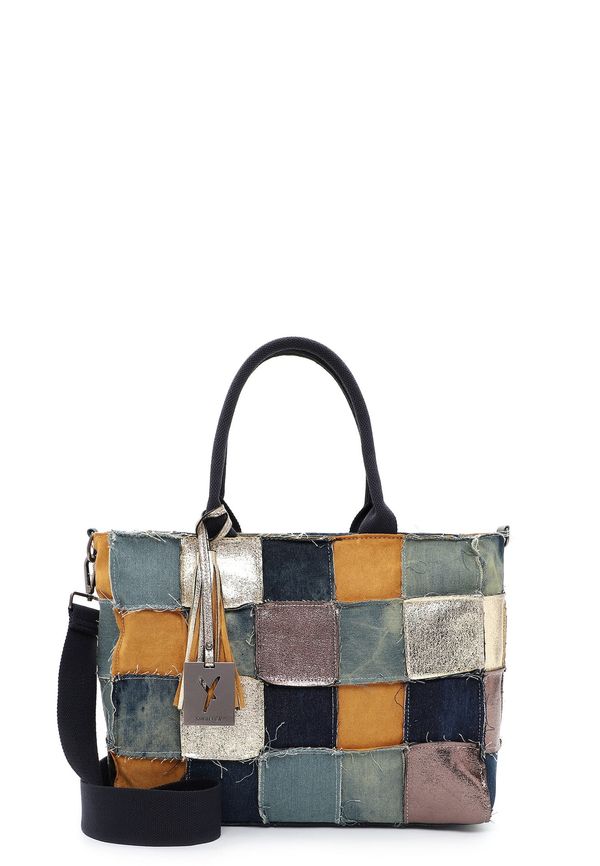Suri Frey Suri Frey Shopper torba 'Ashley'  pijesak / plavi traper / tamno plava / zlatno žuta