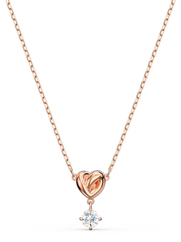 Swarovski Swarovski Lančić 'Lifelong Heart'  rozo zlatna