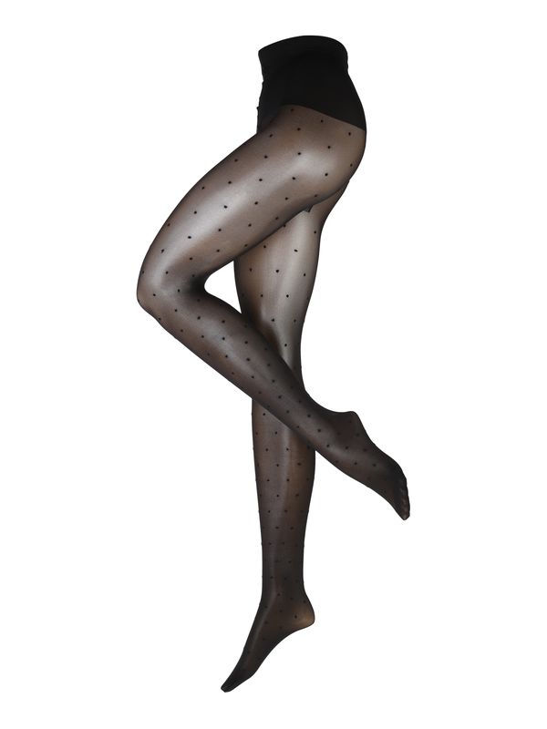 Swedish Stockings Swedish Stockings Najlonske hulahopke 'Doris Dot'  crna