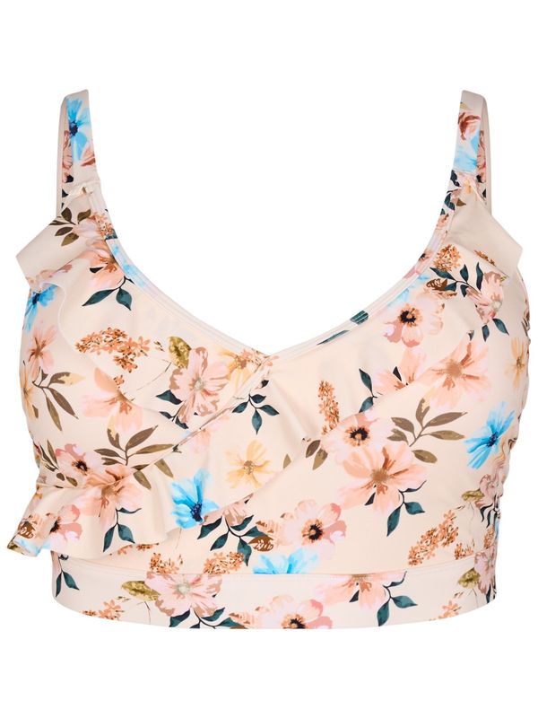 Swim by Zizzi Swim by Zizzi Bikini gornji dio 'SKATRIN'  bež / miks boja