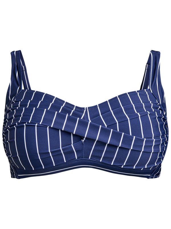 Swim by Zizzi Swim by Zizzi Bikini gornji dio 'Stella'  tamno plava / bijela