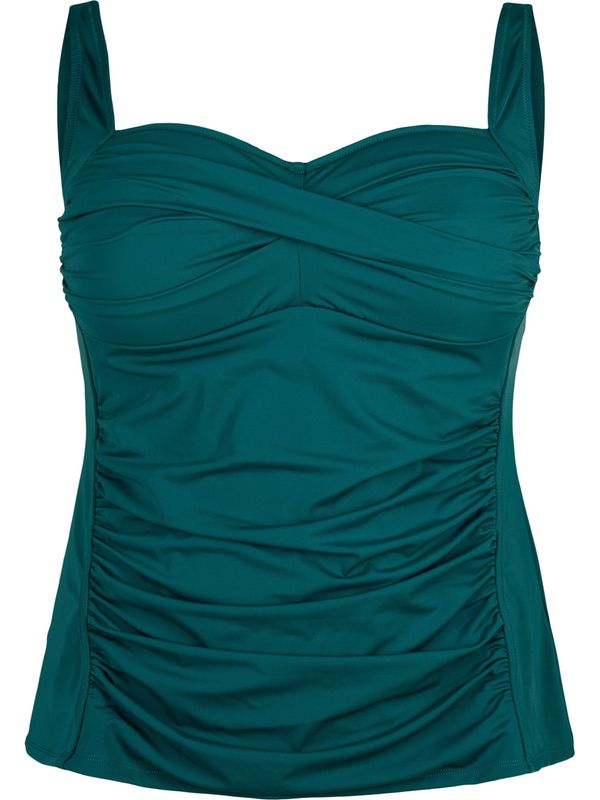 Swim by Zizzi Swim by Zizzi Tankini top  smaragdno zelena