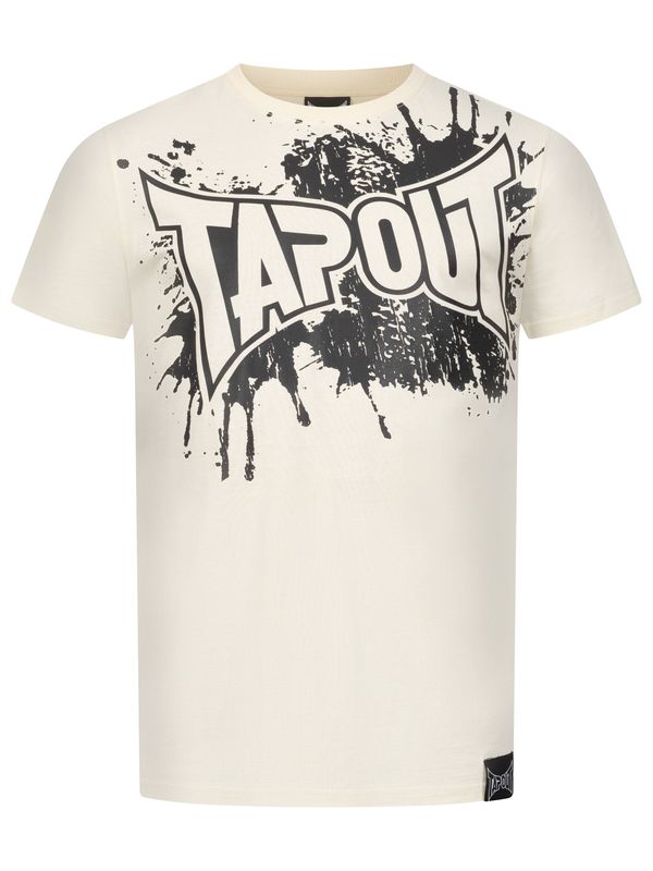 Tapout Tapout Majica 'SPLASHED'  boja pijeska / crna