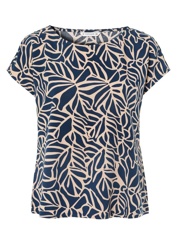 TATUUM TATUUM Bluza 'Printi'  bež / mornarsko plava