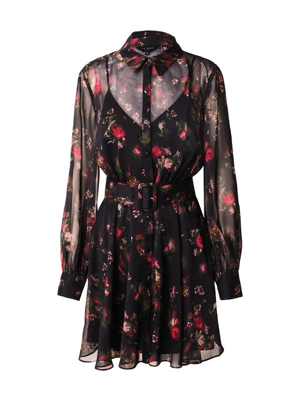 Ted Baker Ted Baker Košulja haljina  zelena / svijetloroza / crvena / crna