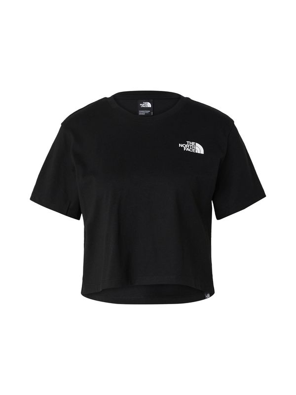 THE NORTH FACE THE NORTH FACE Majica 'Cropped Simple Dome T-Shirt'  crna / bijela
