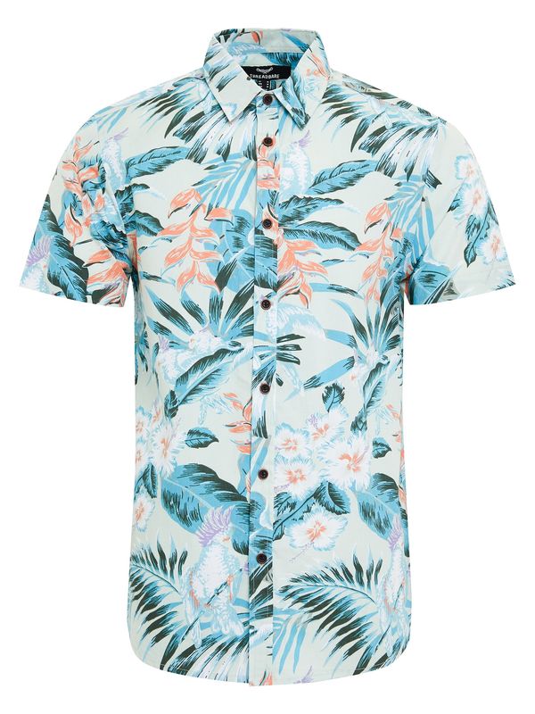 Threadbare Threadbare Košulja 'Tropical'  pastelno plava / miks boja