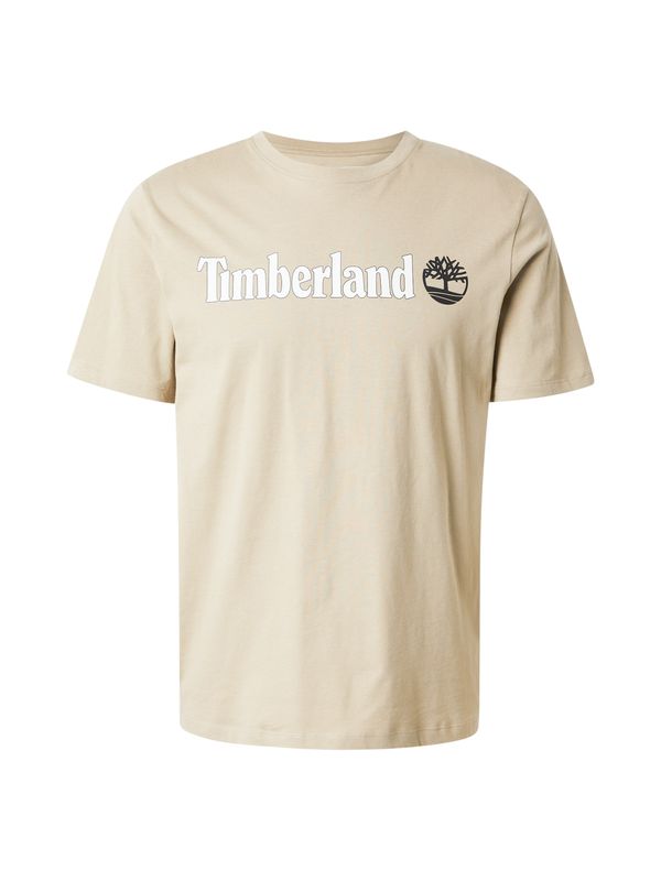 TIMBERLAND TIMBERLAND Majica  pijesak / crna / bijela