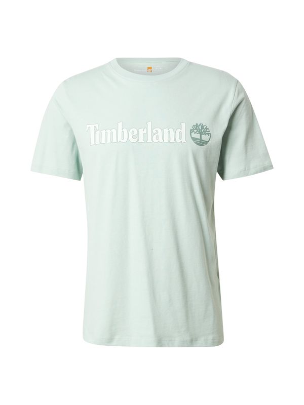 TIMBERLAND TIMBERLAND Majica  svijetlozelena / prljavo bijela