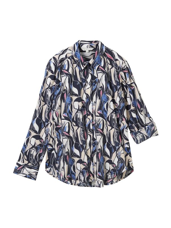 TOM TAILOR TOM TAILOR Bluza  boja pijeska / plava / morsko plava / ružičasta