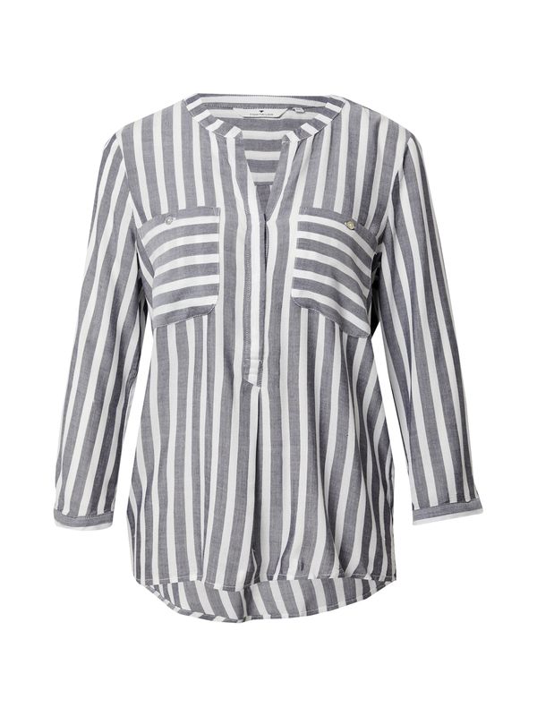 TOM TAILOR TOM TAILOR Bluza  mornarsko plava / bijela