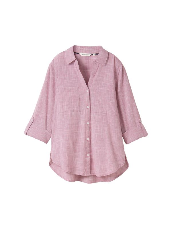 TOM TAILOR TOM TAILOR Bluza  roza / bijela