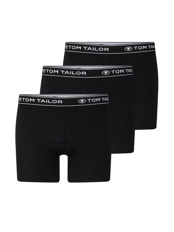 TOM TAILOR TOM TAILOR Bokserice  crna / bijela