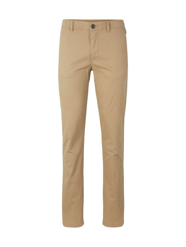 TOM TAILOR TOM TAILOR Chino hlače  tamno bež