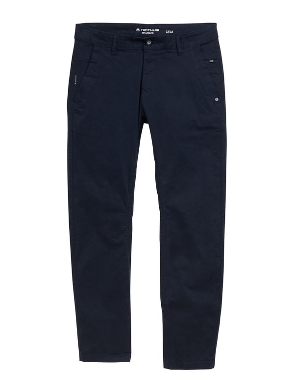 TOM TAILOR TOM TAILOR Chino hlače  tamno plava