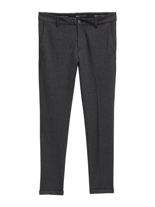 TOM TAILOR DENIM TOM TAILOR DENIM Chino hlače  tamo siva