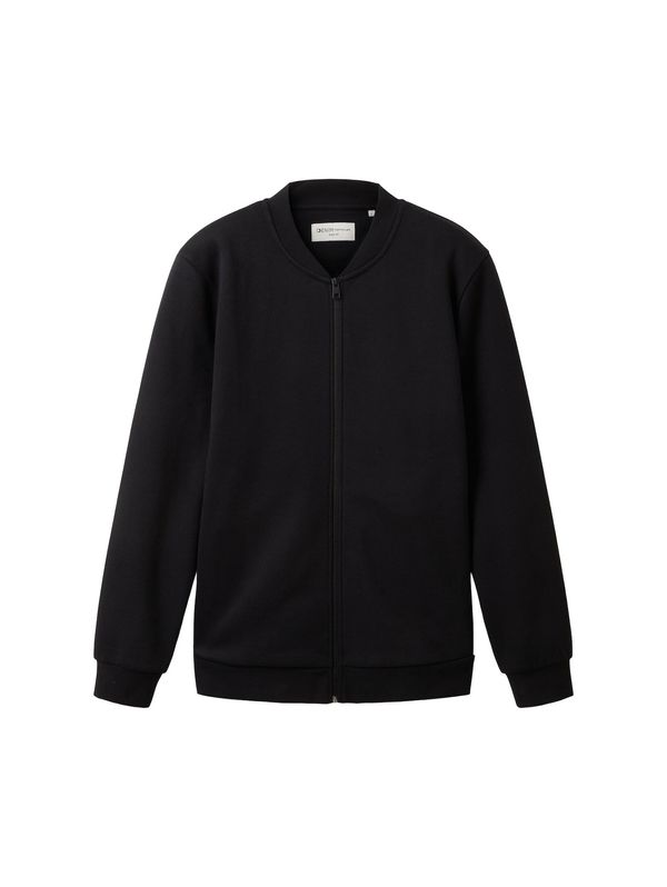 TOM TAILOR DENIM TOM TAILOR DENIM Gornji dio trenirke  crna / bijela