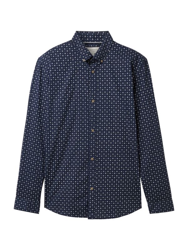 TOM TAILOR DENIM TOM TAILOR DENIM Košulja  mornarsko plava / bijela