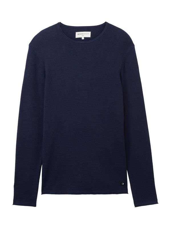 TOM TAILOR DENIM TOM TAILOR DENIM Pulover  morsko plava