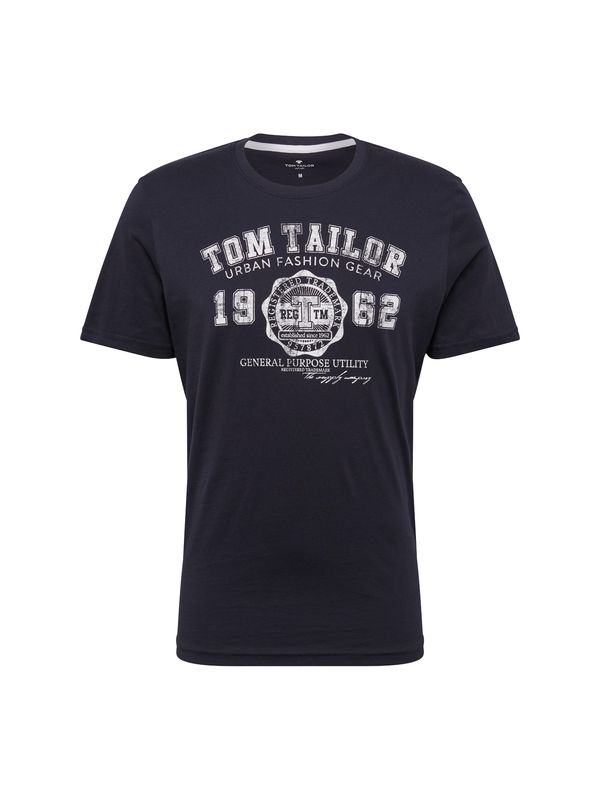 TOM TAILOR TOM TAILOR Majica  noćno plava / bijela