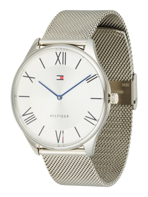 TOMMY HILFIGER TOMMY HILFIGER Analogni sat  mornarsko plava / crvena / srebro / bijela