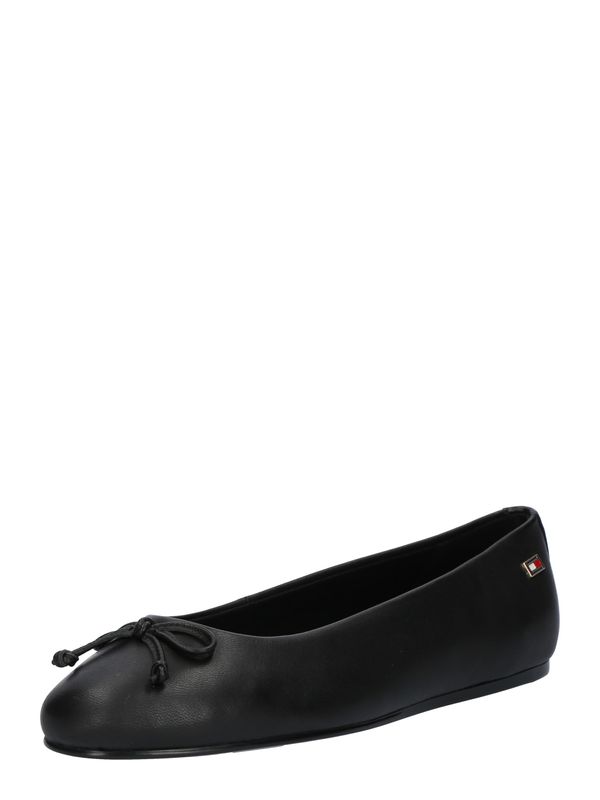 TOMMY HILFIGER TOMMY HILFIGER Balerinke 'ESSENTIAL CHIC'  crna