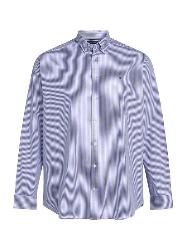 Tommy Hilfiger Big & Tall Tommy Hilfiger Big & Tall Košulja 'POPLIN'  plava / bijela