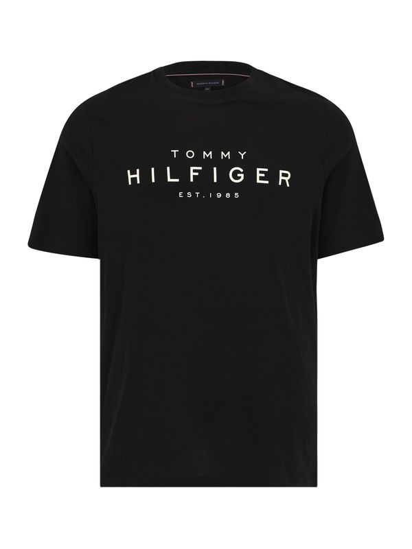 Tommy Hilfiger Big & Tall Tommy Hilfiger Big & Tall Majica  crna / bijela