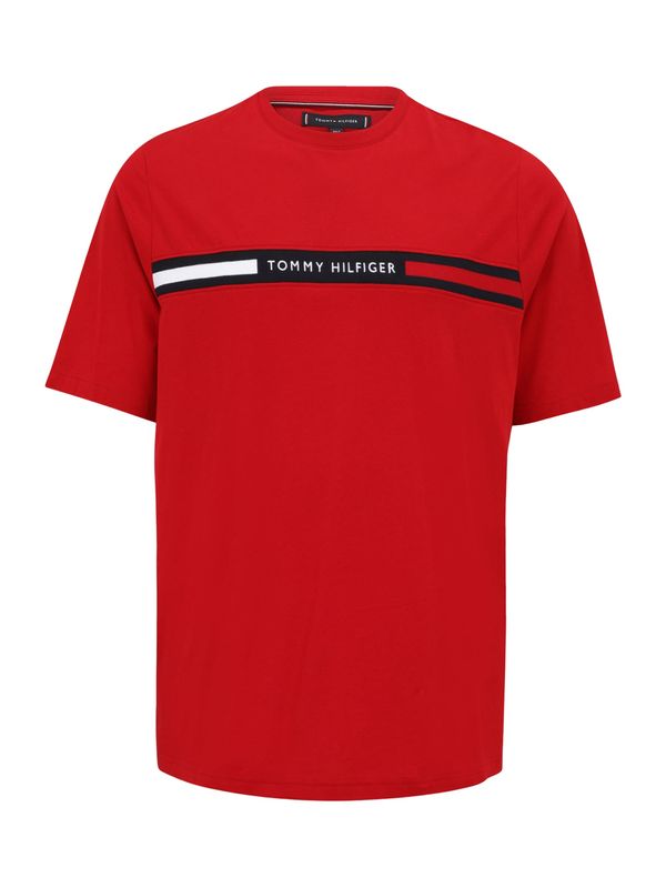 Tommy Hilfiger Big & Tall Tommy Hilfiger Big & Tall Majica  noćno plava / crvena / bijela
