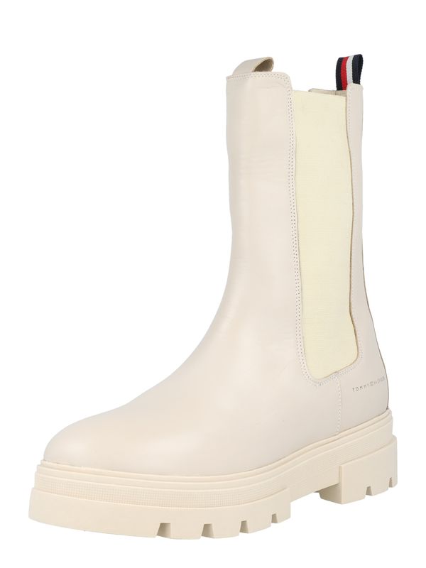 TOMMY HILFIGER TOMMY HILFIGER Chelsea čizme  bež / mornarsko plava / crvena / bijela